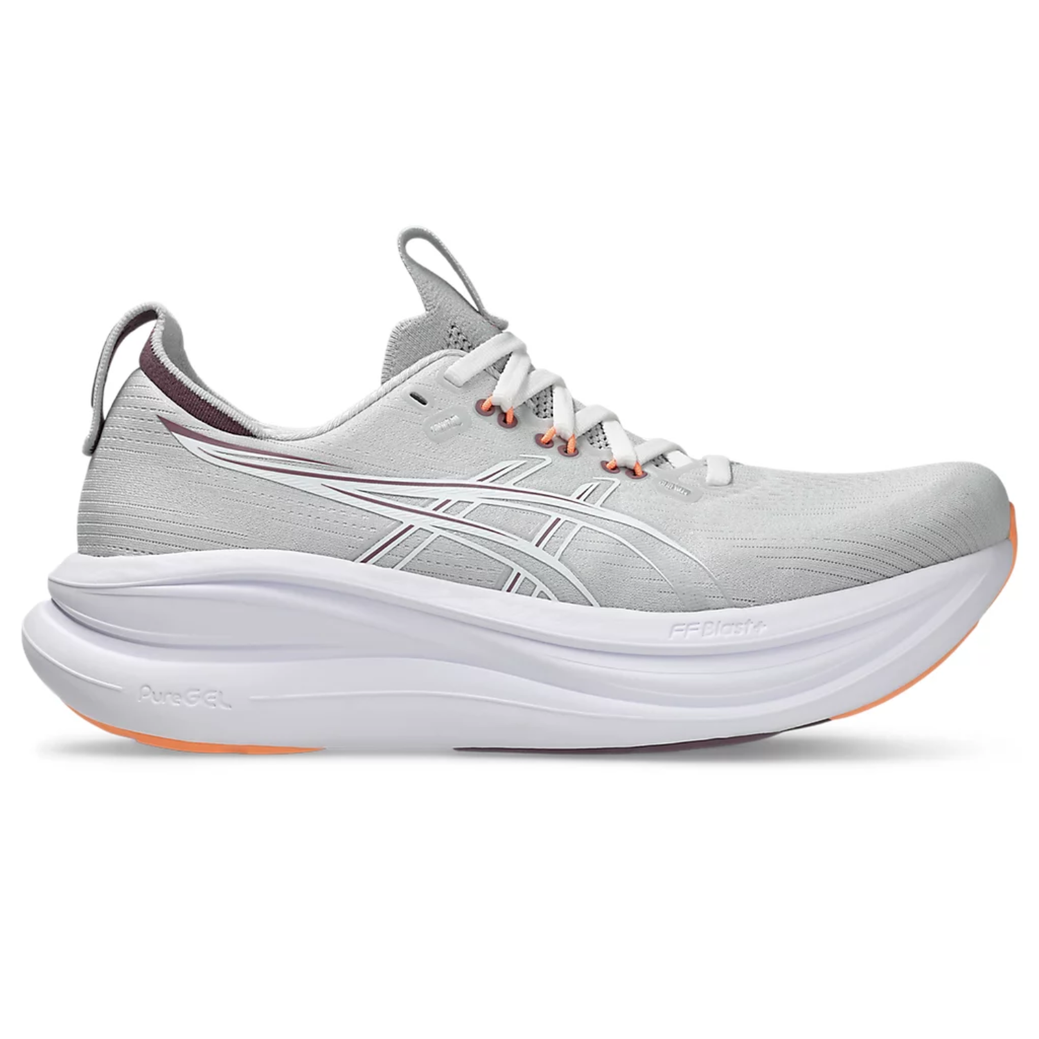 Giày Chạy Bộ Nữ Asics Gel-Nimbus 28 - Cloud Grey/Dusty Mauve