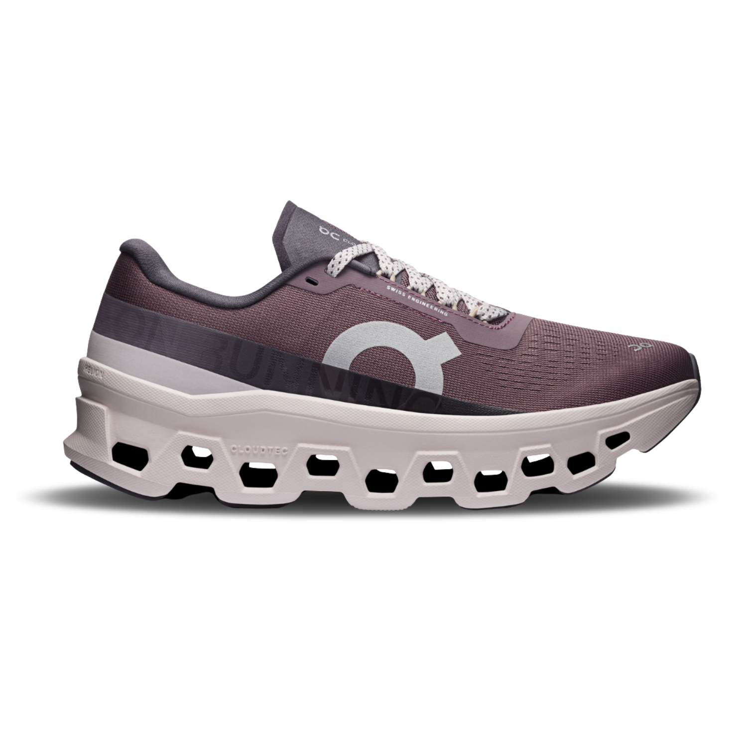 Giày Chạy Bộ Nữ On Running Cloudmonster 1 - Gobi/Lily