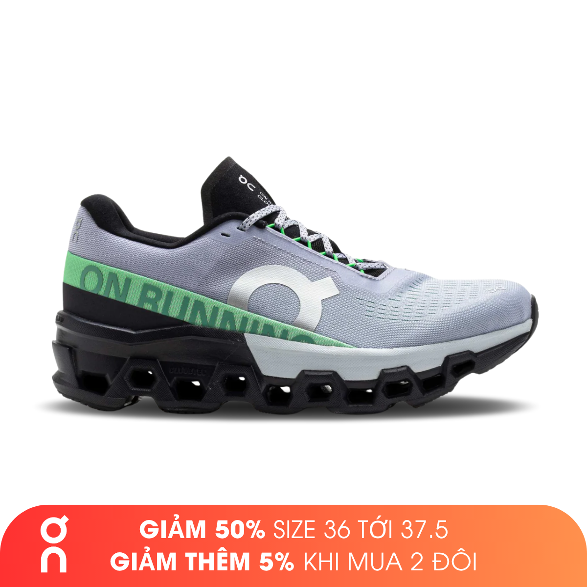 Giày Chạy Bộ Nữ On Running Cloudmonster 2 - Nimbus/Arctic