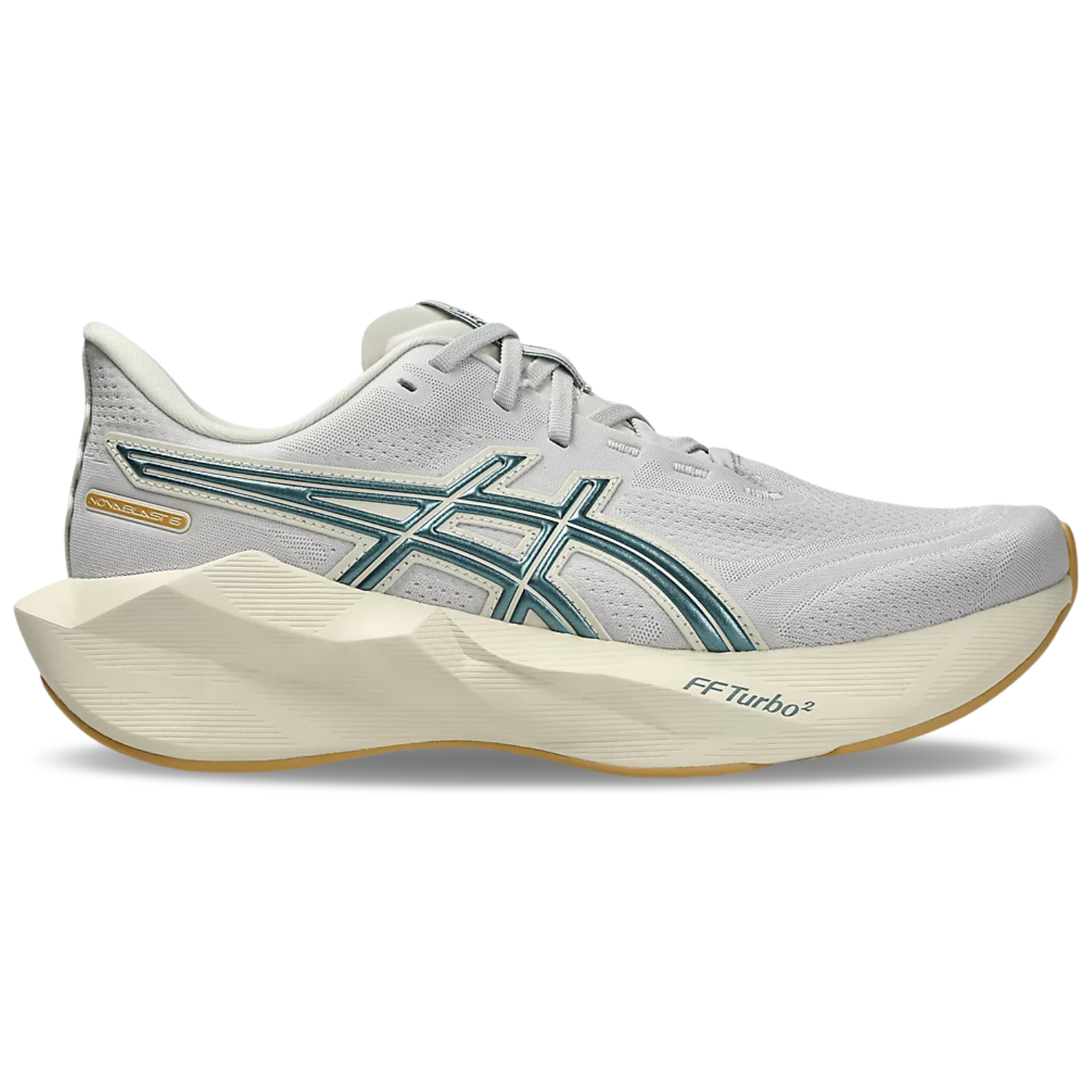 Giày Chạy Bộ Unisex Asics Novablast 6 AMC - Cloud Grey/Foggy Teal