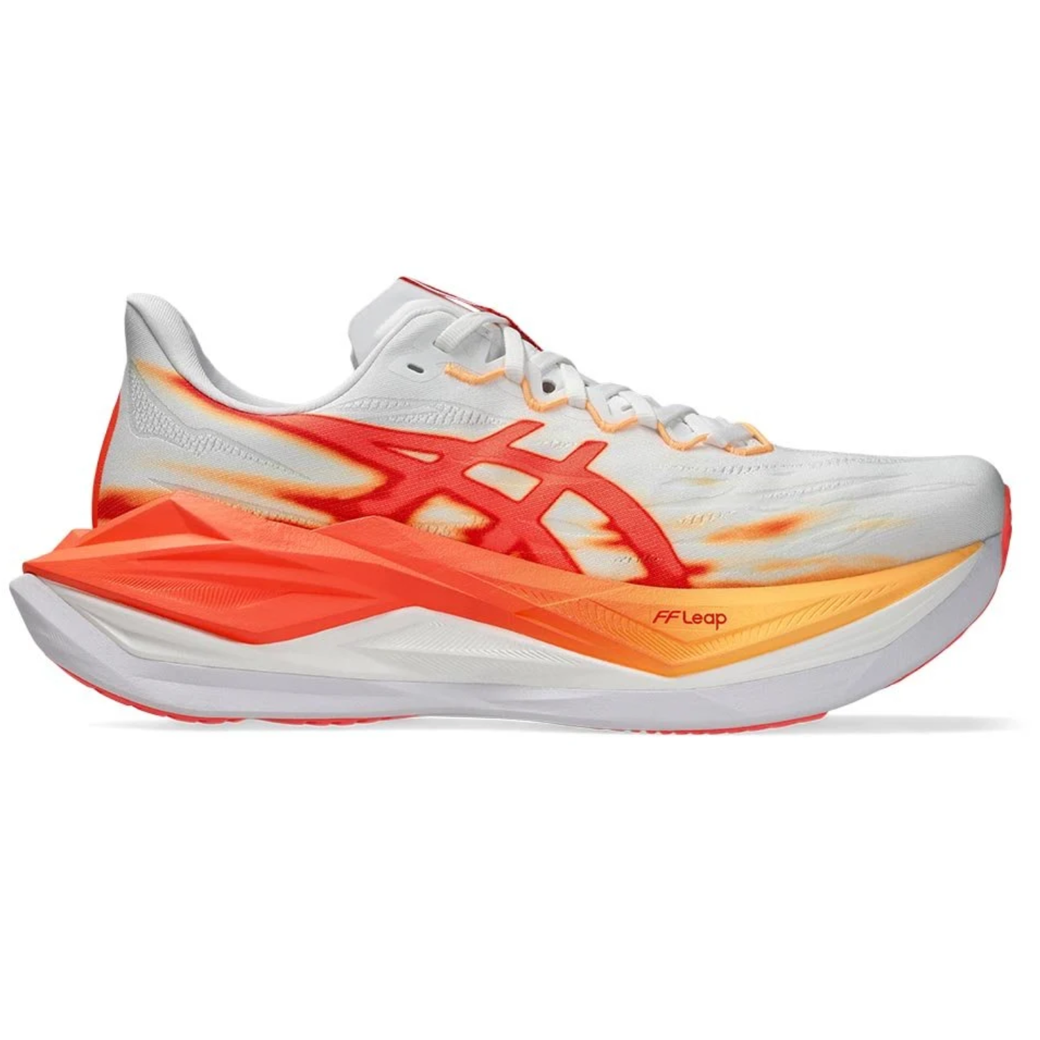 Giày Chạy Bộ Unisex Asics Superblast 3 - White/Orange Glow