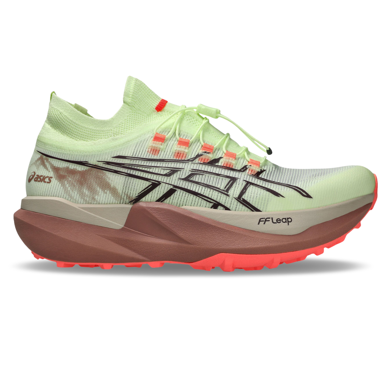 Giày Chạy Địa Hình Unisex Asics Metafuji Trail 2 - Illuminate Yellow/Dark Aubergine