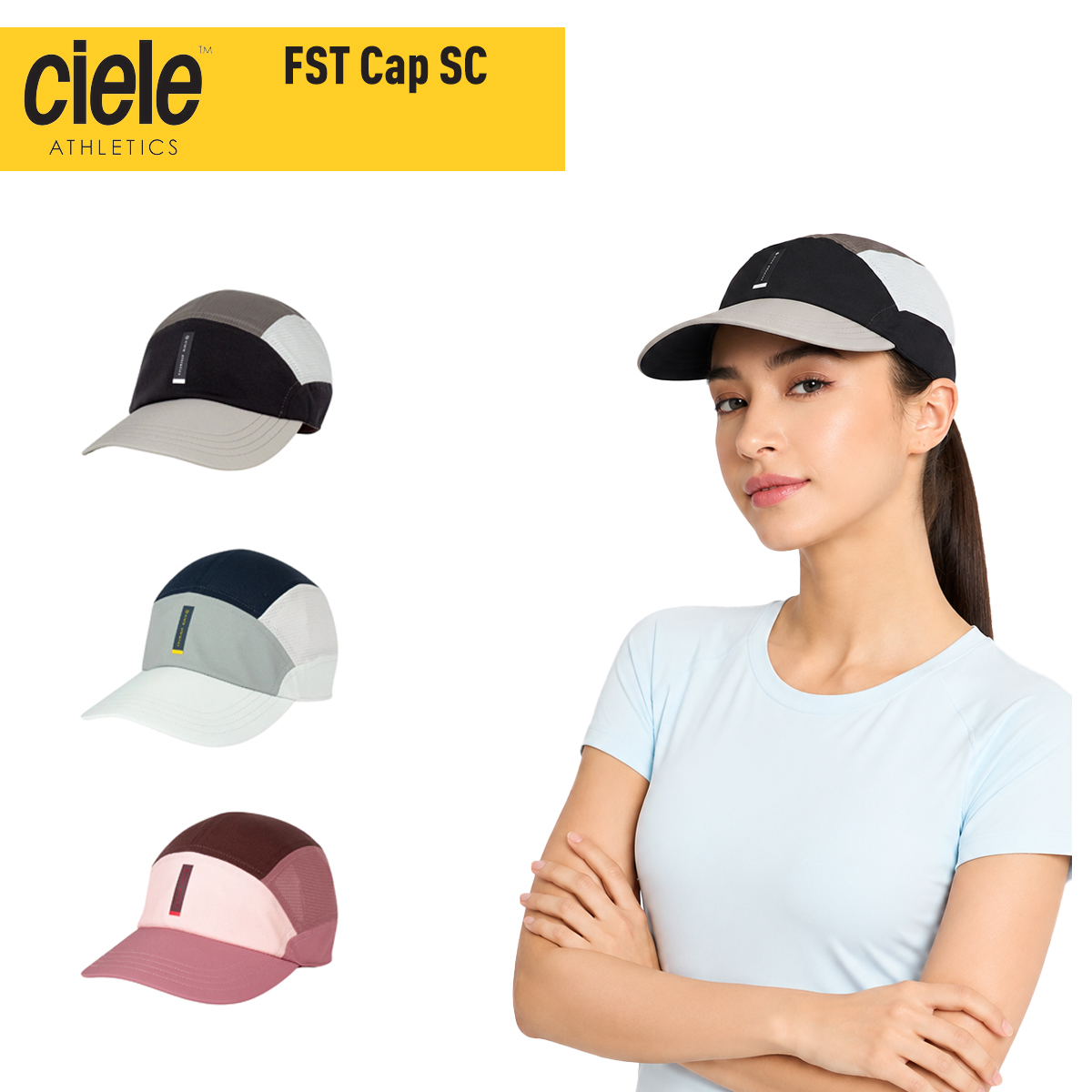 Mũ Chạy Bộ Ciele FST Cap SC - Comp - Iconic VC