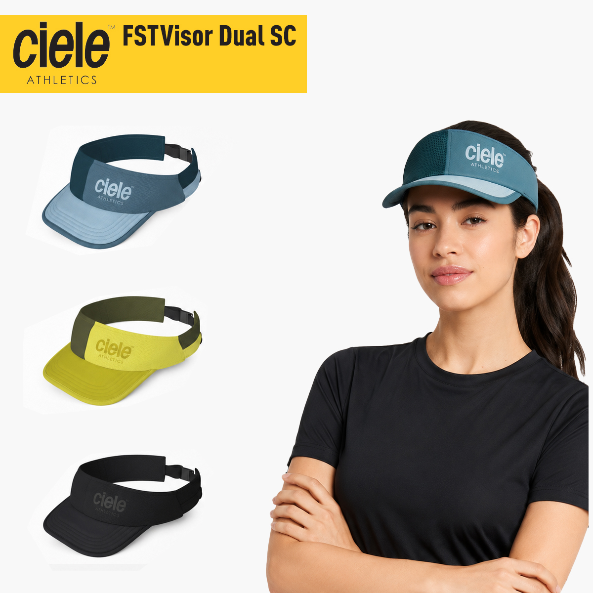 Mũ Chạy Bộ Ciele FSTVisor Dual SC - Athletics