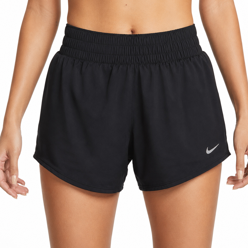 Quần Chạy Bộ Nữ Nike Dri-FIT One Mid-rise Brief-Lined 8cm - Black