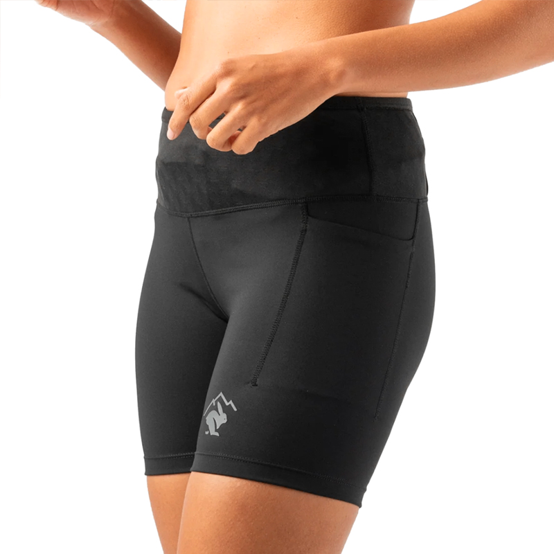 Quần Chạy Bộ Nữ Rabbit Leggy Smashems - Black