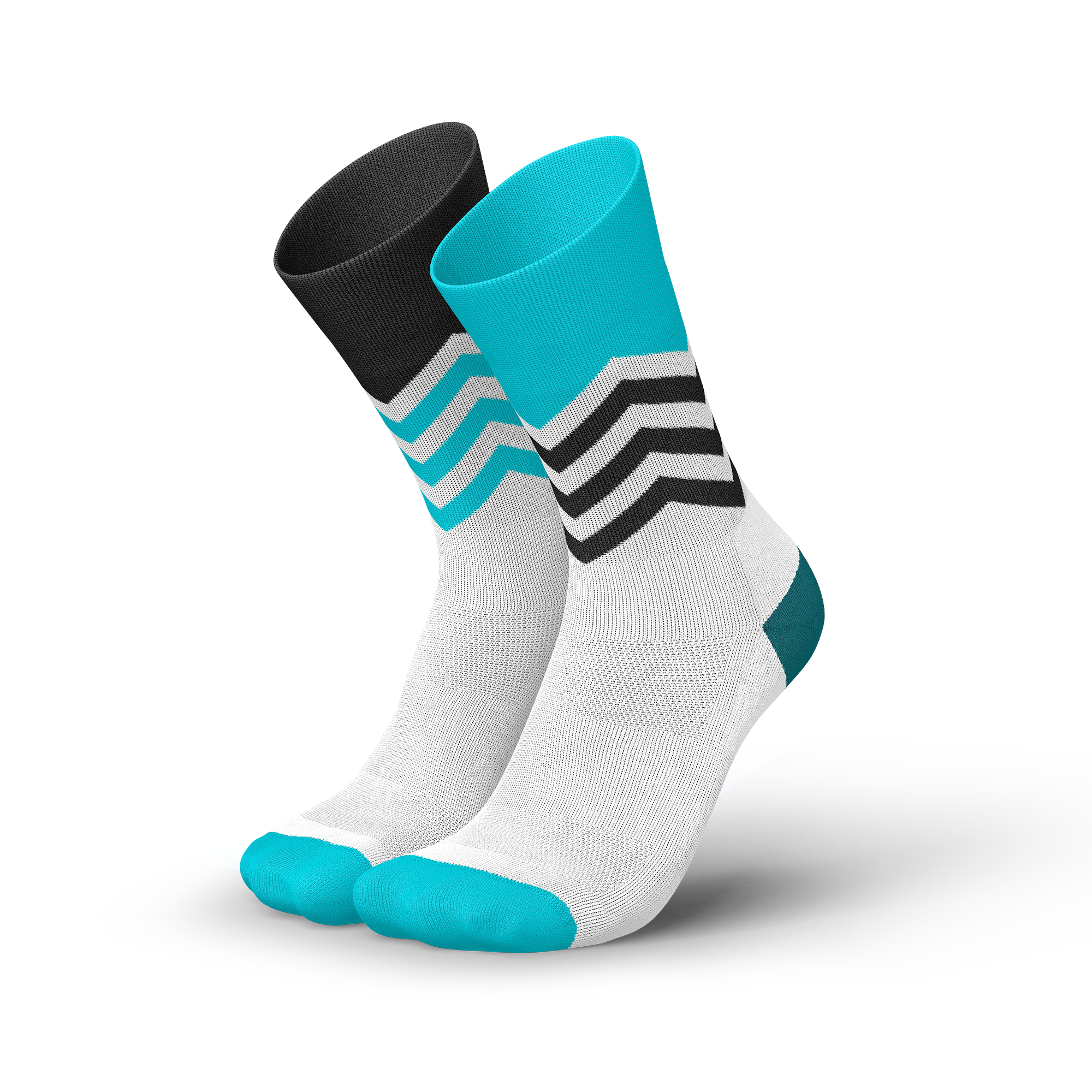 Tất Thể Thao INCYLENCE Running Volts - Cyan Black