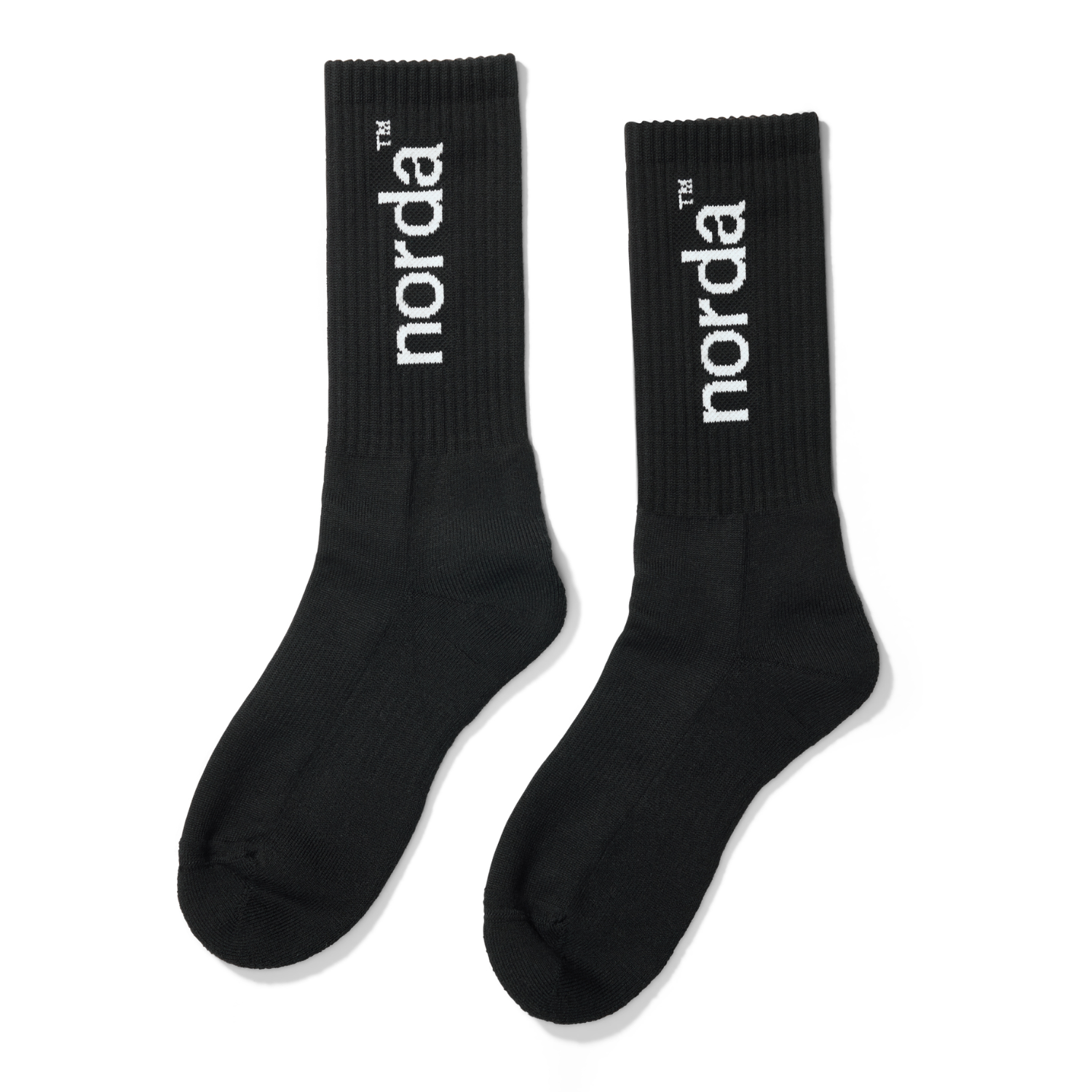 Tất Thể Thao Norda Retro Sock - Black