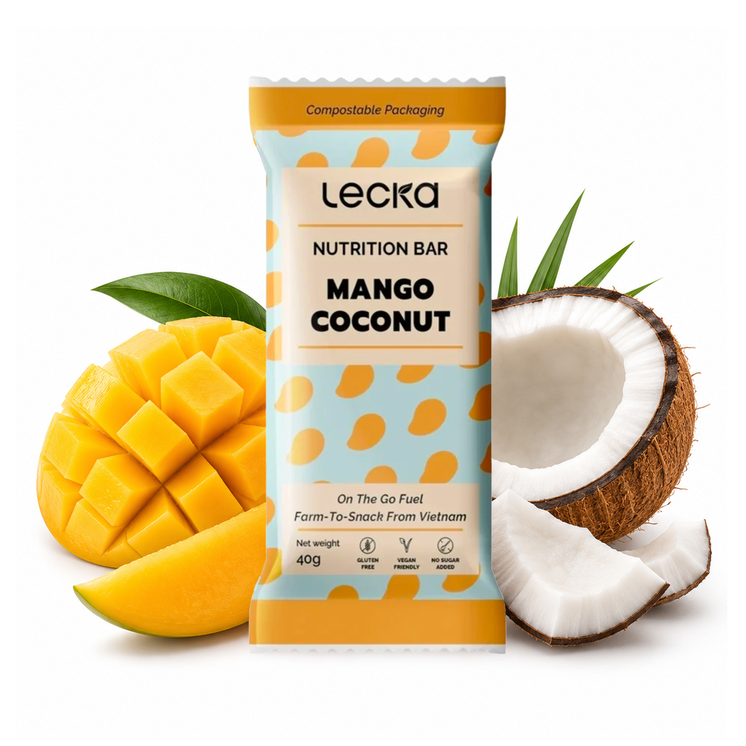 Thanh Năng Lượng Lecka Energy Bar - Mango Coconut