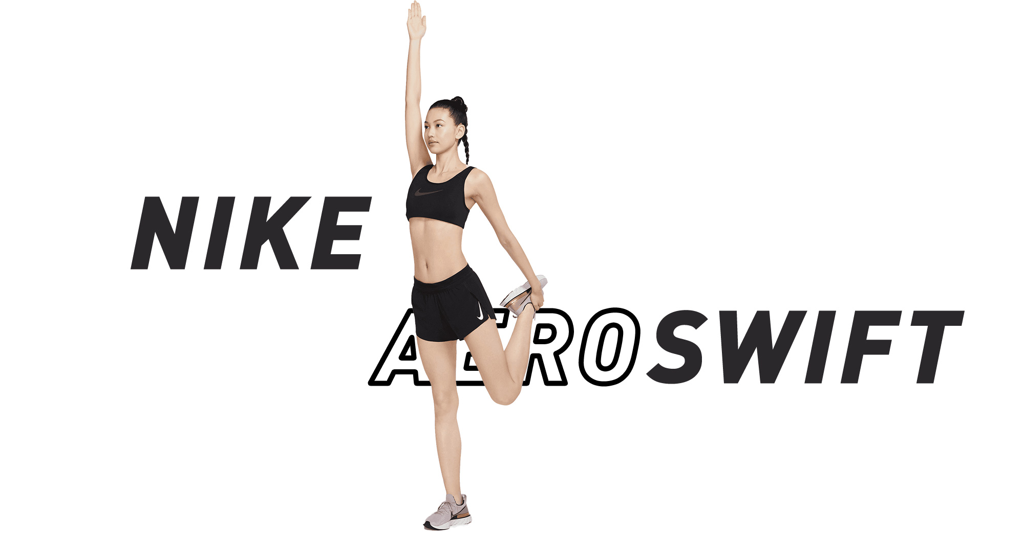 Nike Dri Fit Adv Aeroswift Half Length Racing Tight Blue DM4623