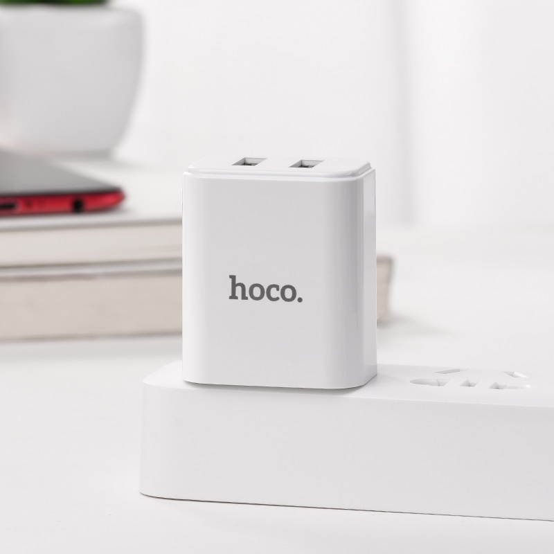 Củ Sạc Hoco C62 - Cổng kép USB