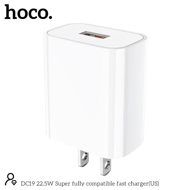 Củ Sạc Hoco DC19 - Hỗ trợ sạc nhanh QC3.0 (New)*