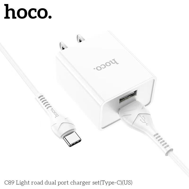 Bộ củ cáp sạc Hoco C89 typeC