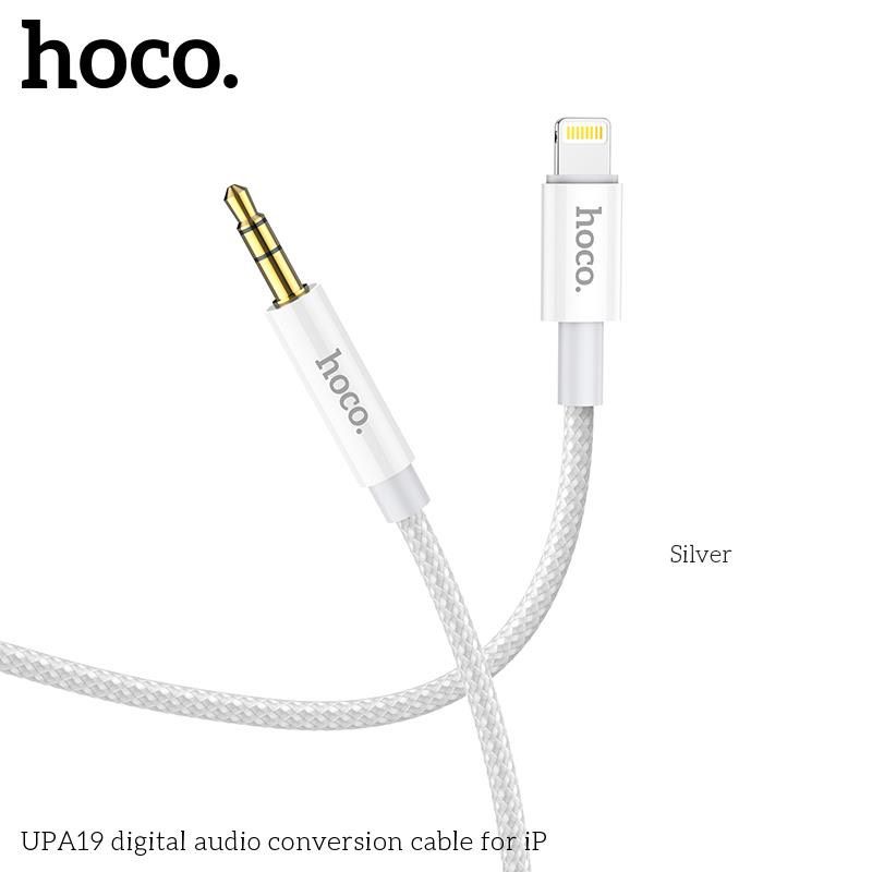 Cáp âm thanh AUX 3.5mm - Lightning - Hoco UPA19 - 1m