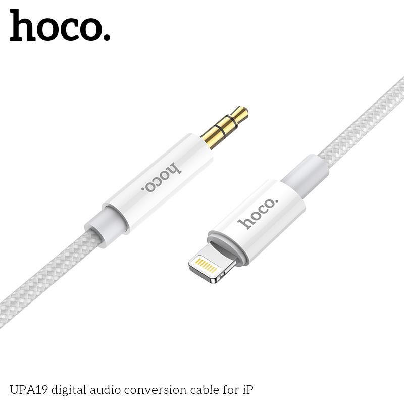Cáp âm thanh AUX 3.5mm - Lightning - Hoco UPA19 - 1m