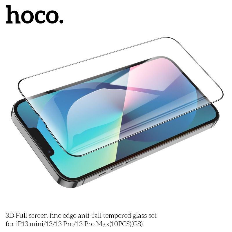 Kính Cường Lực Tràn Màn HD Hoco G8 Từ iPhone 7/8 đến iPhone 13 Pro Max/ Iphone 10c/hộp