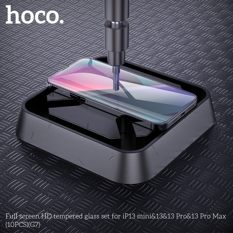 Kính cường lực tràn màn HD Hoco G7 iPhone 13 - (Đủ 3 mã - 10c/hộp)