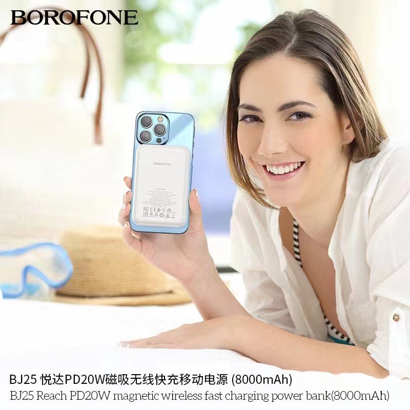 Pin Sạc Dự Phòng Borofone BJ25 Sạc Nhanh  (8.000mAh - PD20W)