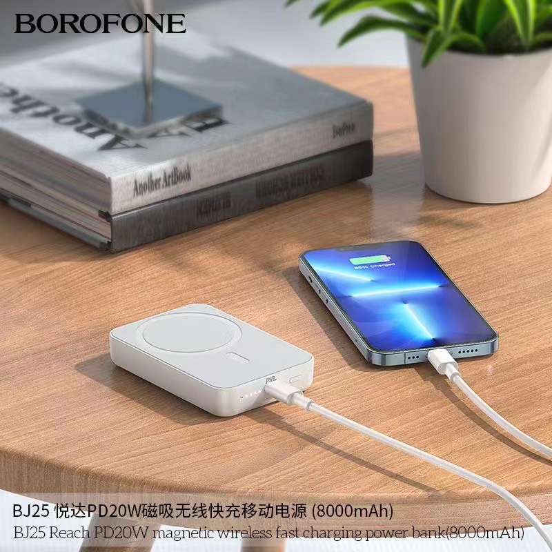 Pin Sạc Dự Phòng Borofone BJ25 Sạc Nhanh  (8.000mAh - PD20W)