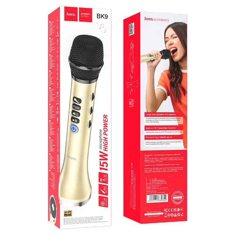 Microphone Karaoke Hoco BK9 Cute