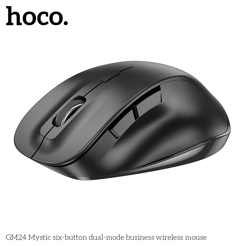 Chuột không dây 6 nút 2 chế độ Bluetooth + 2.4G Hoco GM24