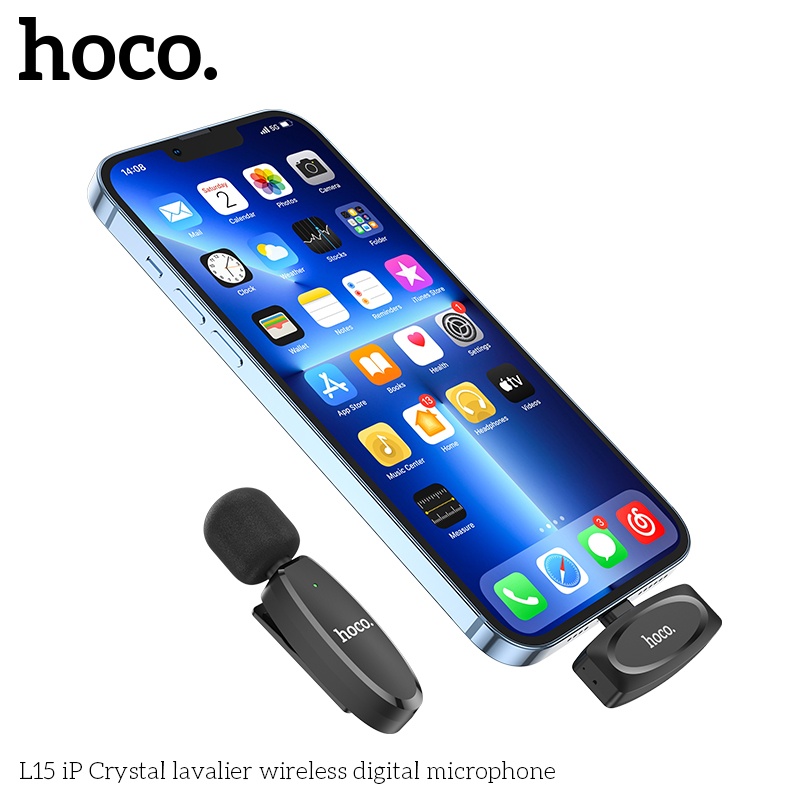 Mic không dây đầu tiếp xúc ip Hoco L15 IP