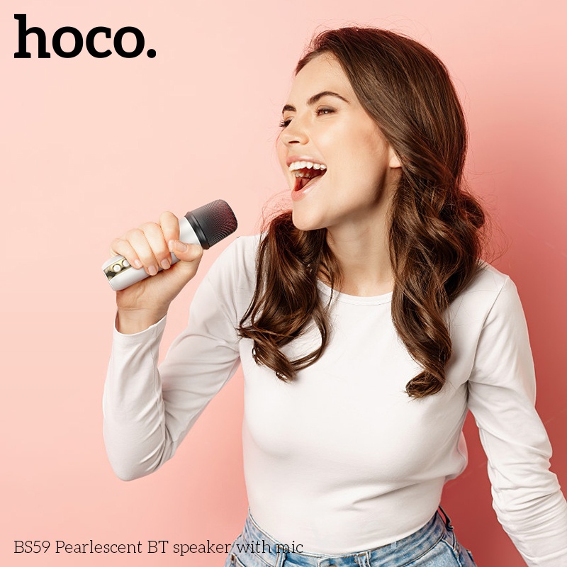 Loa bluetooth để bàn Hoco BS59 2 mic