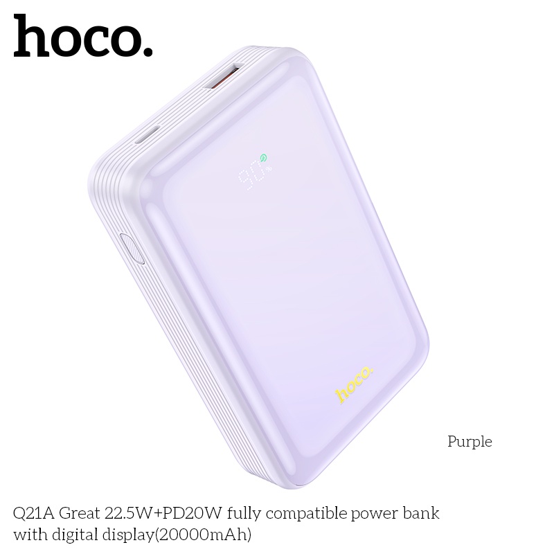 Pin sạc dự phòng sạc nhanh Hoco Q21A 20.000mAh