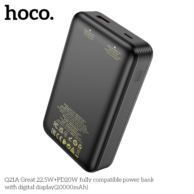 Pin sạc dự phòng sạc nhanh Hoco Q21A 20.000mAh