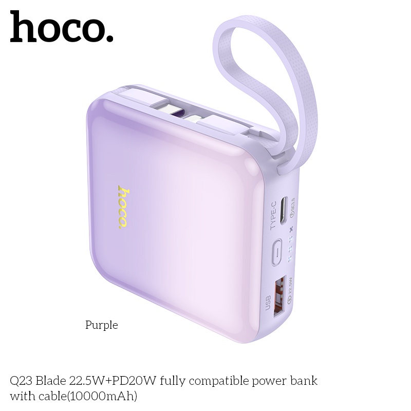 Pin sạc dự phòng sạc nhanh Hoco Q23 10.000mAh PD20W QC3.0