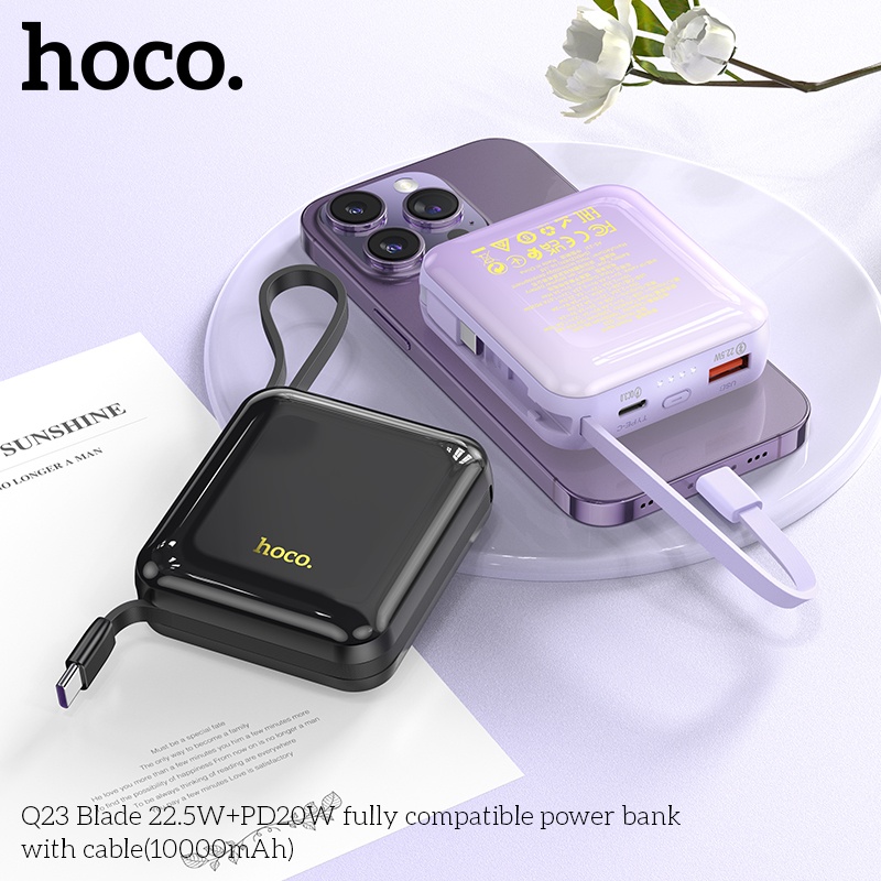 Pin sạc dự phòng sạc nhanh Hoco Q23 10.000mAh PD20W QC3.0