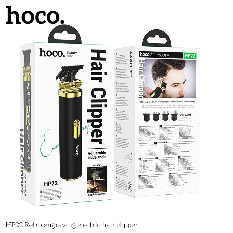 Tông đơ điện Hoco HP22 kiểu dáng Retro