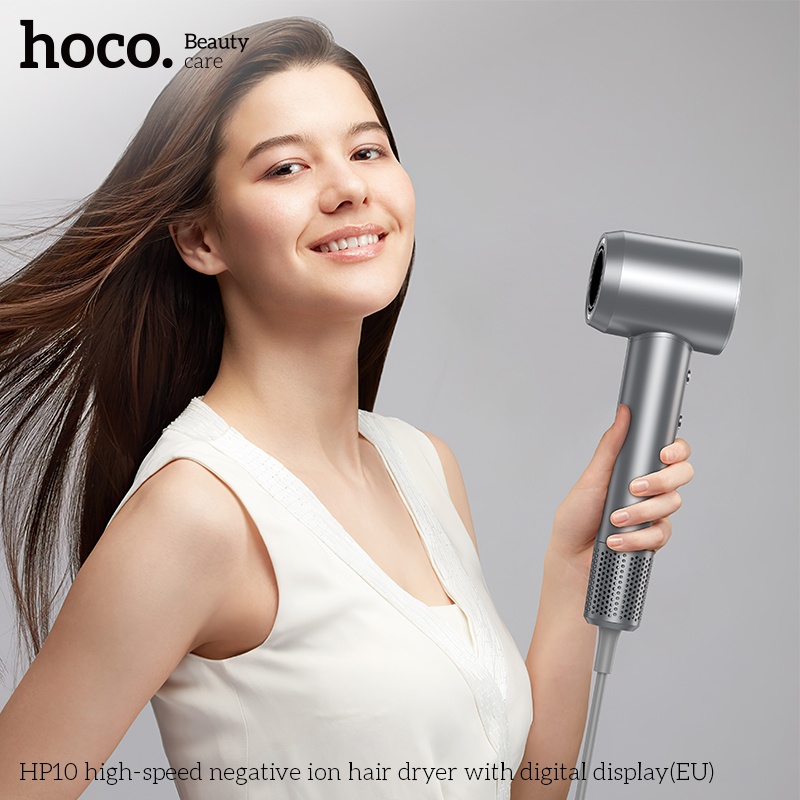 Máy sấy tóc ion âm tốc độ cao có màn hình kỹ thuật số Hoco HP10