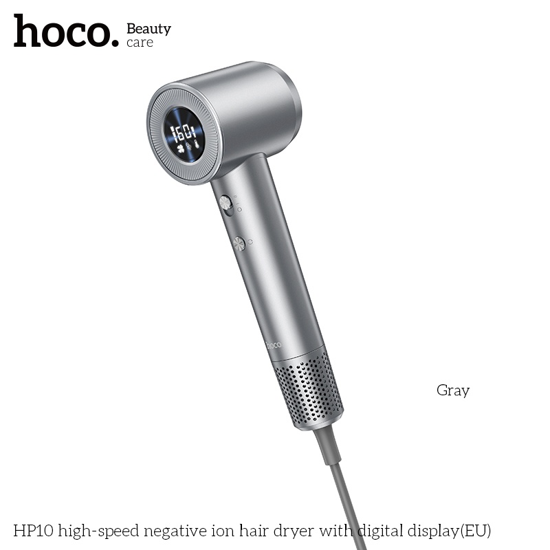 Máy sấy tóc ion âm tốc độ cao có màn hình kỹ thuật số Hoco HP10