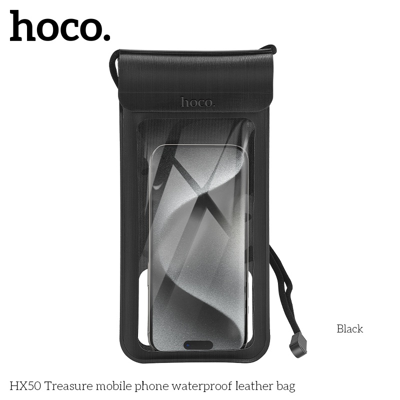 Túi da đựng điện thoại chống nước Hoco HX50