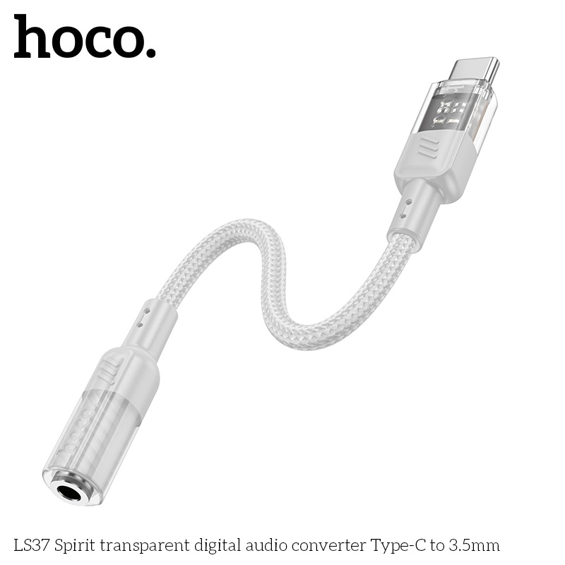 Đầu chuyển đổi typeC sang 3.5 Hoco LS37