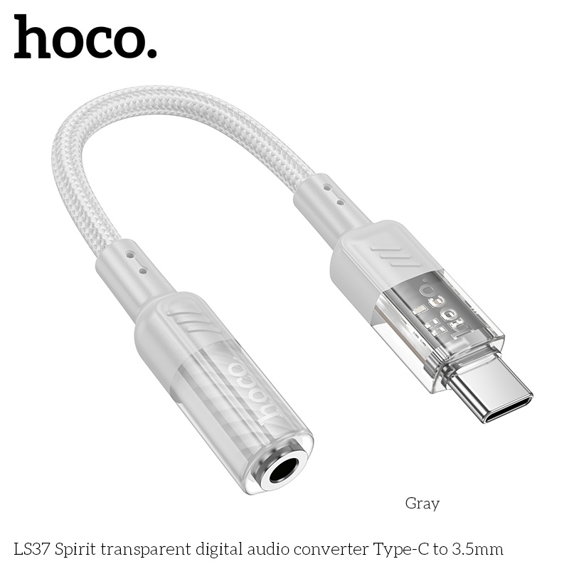 Đầu chuyển đổi typeC sang 3.5 Hoco LS37