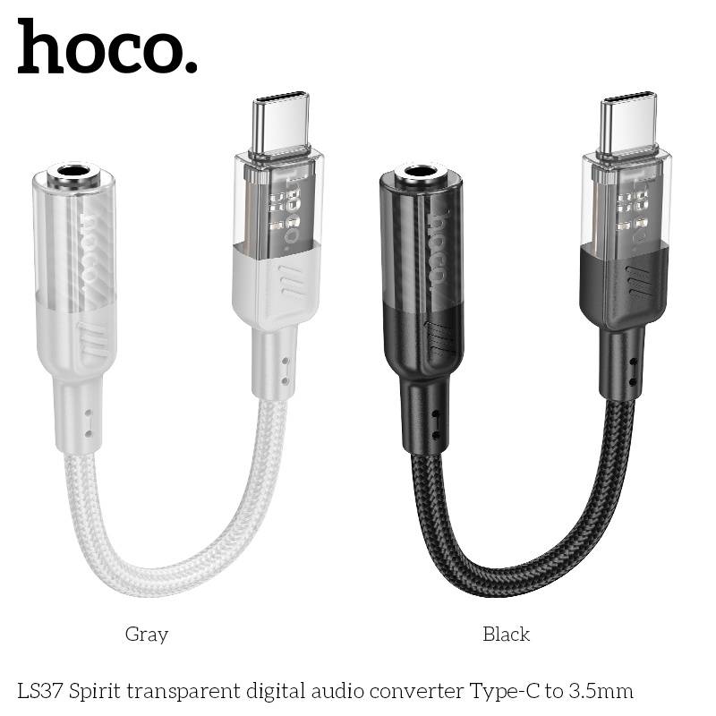 Đầu chuyển đổi typeC sang 3.5 Hoco LS37