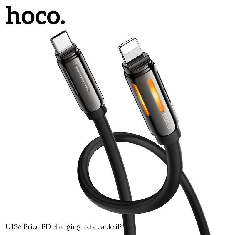 Cáp sạc nhanh và truyền dữ liệu Hoco U136 PD C to lightning