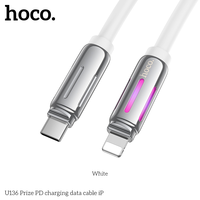 Cáp sạc nhanh và truyền dữ liệu Hoco U136 PD C to lightning