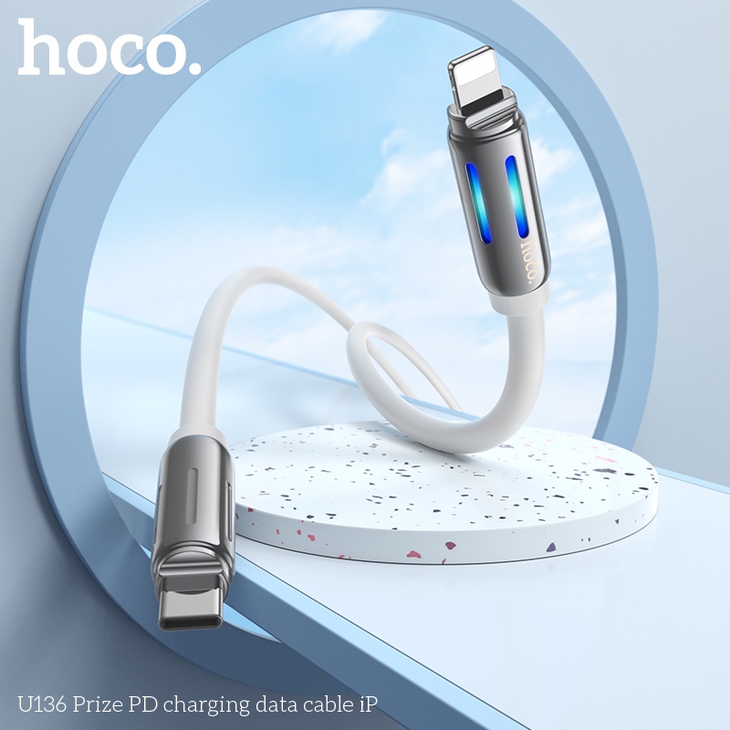 Cáp sạc nhanh và truyền dữ liệu Hoco U136 PD C to lightning