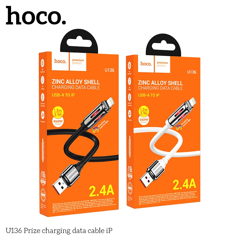 cáp sạc và truyền dữ liệu Hoco U136 lightning