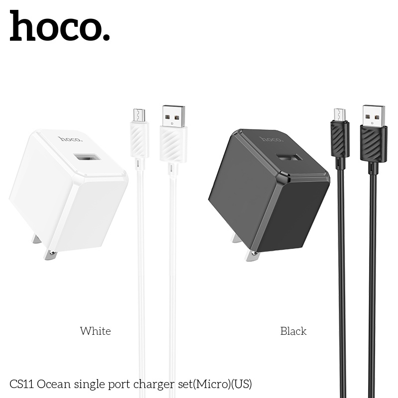 Bộ củ cáp sạc mini Hoco CS11 micro