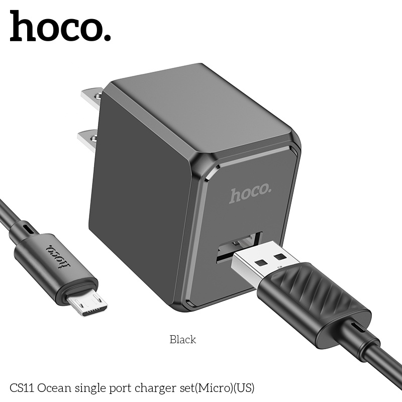 Bộ củ cáp sạc mini Hoco CS11 micro