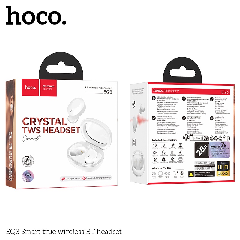 Tai nghe bluetooth Hoco EQ3 7 giờ