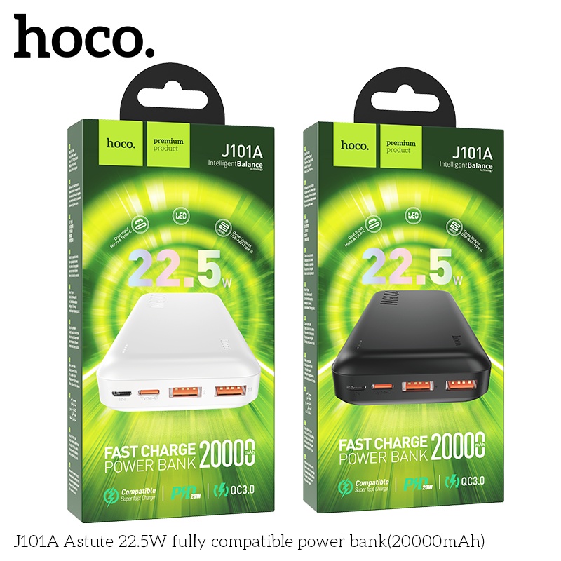 Pin sạc dự phòng Hoco J101A 22.5W 20.000mAh