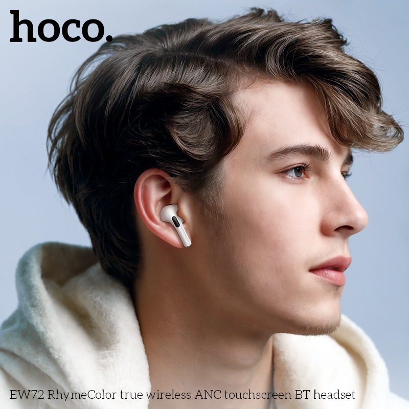 Tai nghe bluetooth hoco EW72 ANC có màn hình cảm ứng