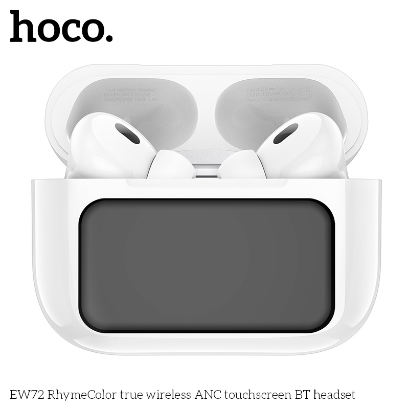 Tai nghe bluetooth hoco EW72 ANC có màn hình cảm ứng