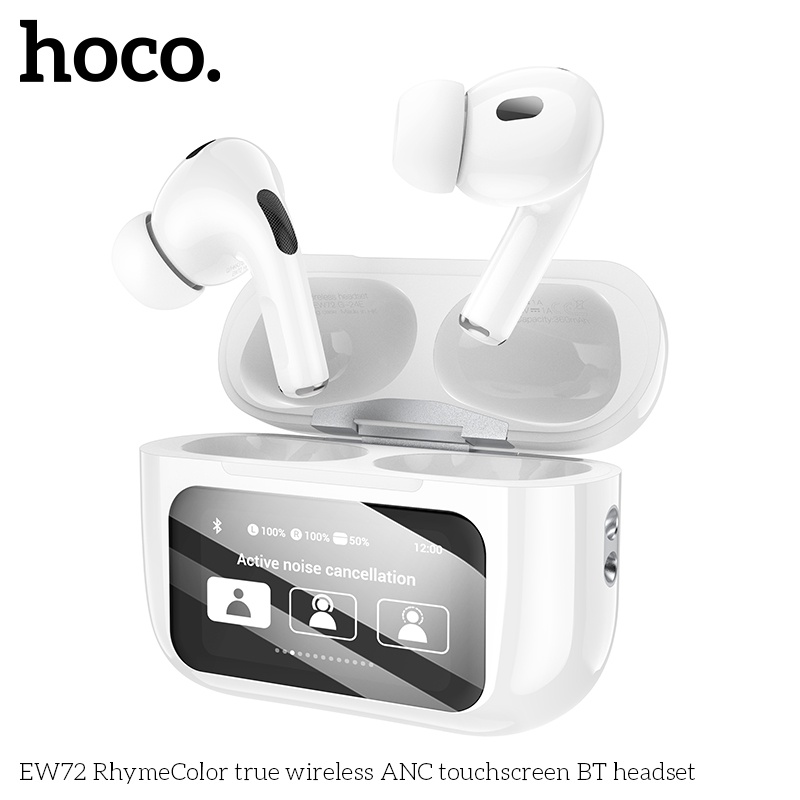 Tai nghe bluetooth hoco EW72 ANC có màn hình cảm ứng