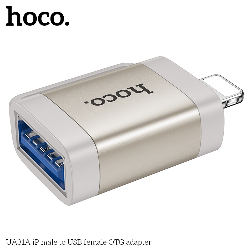 Đầu chuyển Hoco IP đực sang USB cái OTC UA31A Hoco